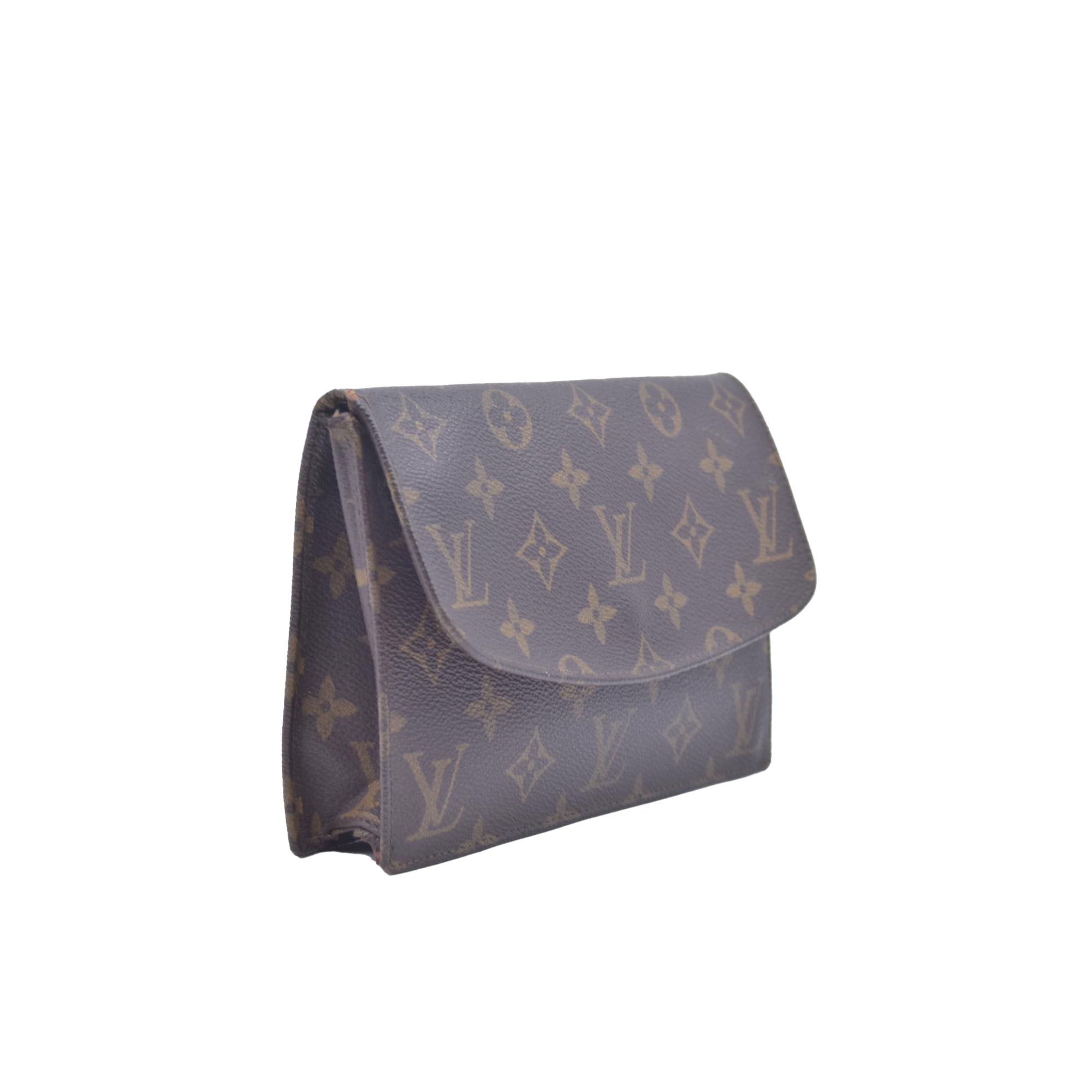 1990 LOUIS VUITTON Monogram Pochette Rabat 23 Clutch Bag AN0920