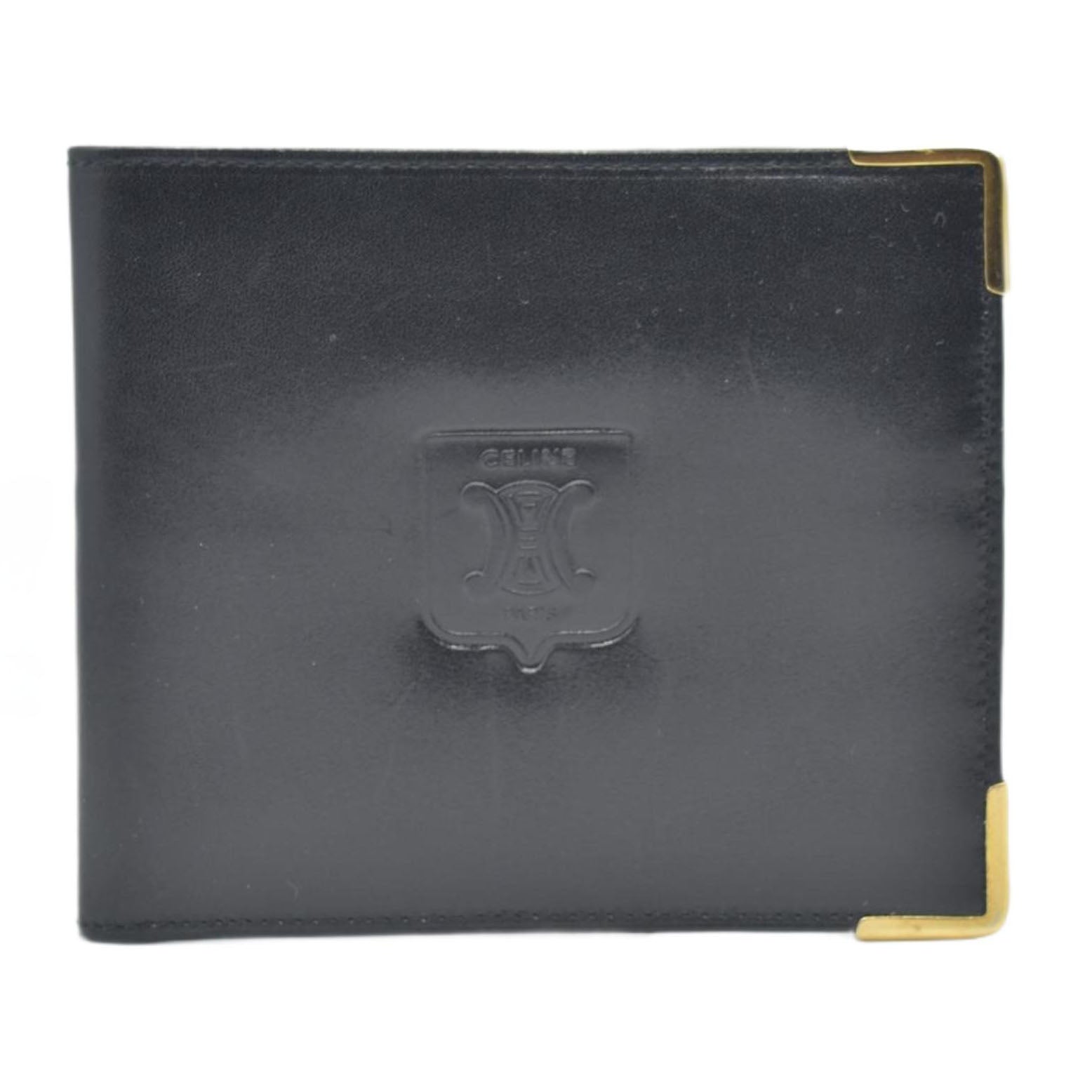 $550 CARTIER Bifold Wallet Black CONSIGNMENT