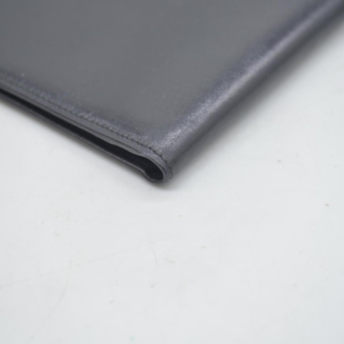 $550 CARTIER Bifold Wallet Black CONSIGNMENT