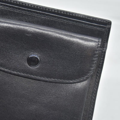 $415 LOUIS VUITTON Black Epi Leather Pocket Organizer CONSIGNMENT