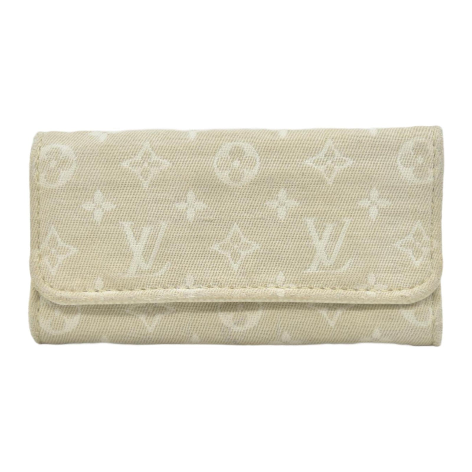 $250 LOUIS VUITTON Monogram Mini Lin 4 Key Holder CONSIGNMENT