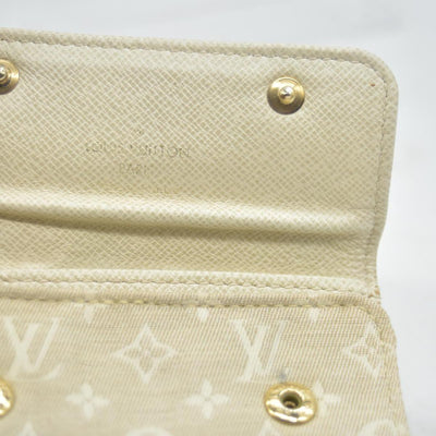 $250 LOUIS VUITTON Monogram Mini Lin 4 Key Holder CONSIGNMENT