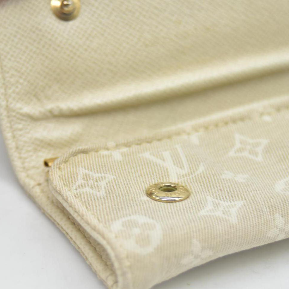 $250 LOUIS VUITTON Monogram Mini Lin 4 Key Holder CONSIGNMENT