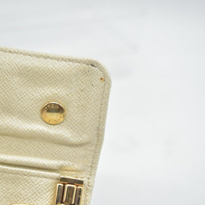 $250 LOUIS VUITTON Monogram Mini Lin 4 Key Holder CONSIGNMENT