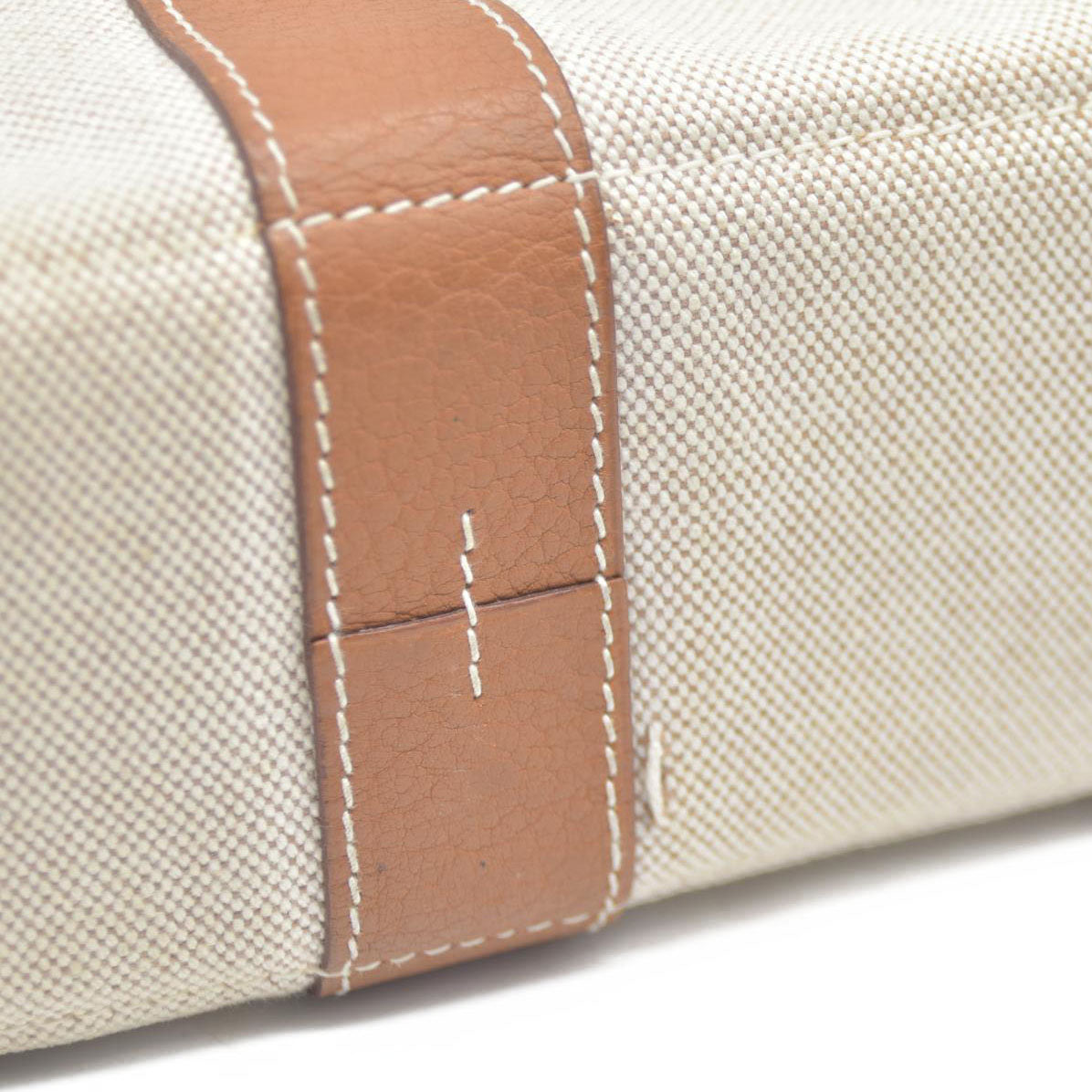 $900 Hermès Toile H Sac Harnais MM