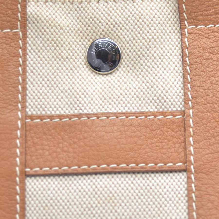 $900 Hermès Toile H Sac Harnais MM