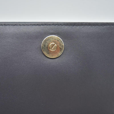 $2700 Christian Dior Cannage Diorama Metallic Silver