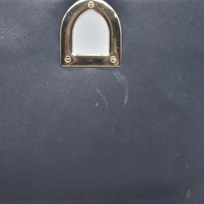 $3500 2016 CHRISTIAN DIOR Diorama Flap Bag Beaded Leather Small Silver 10020275