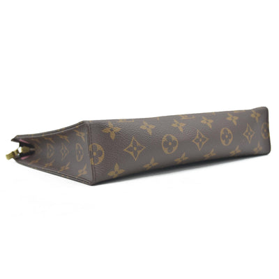 $1290 Louis Vuitton  Monogram Toiletry Pouch 26 Pink RFID
