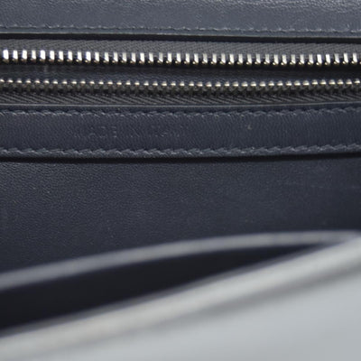 $3500 2016 CHRISTIAN DIOR Diorama Flap Bag Beaded Leather Small Silver 10020275