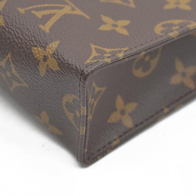$1290 Louis Vuitton  Monogram Toiletry Pouch 26 Pink RFID