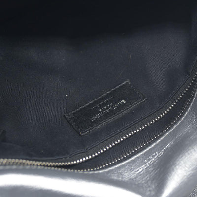 $2590 2019 Saint Laurent Leather Medium Metallic Niki Silver