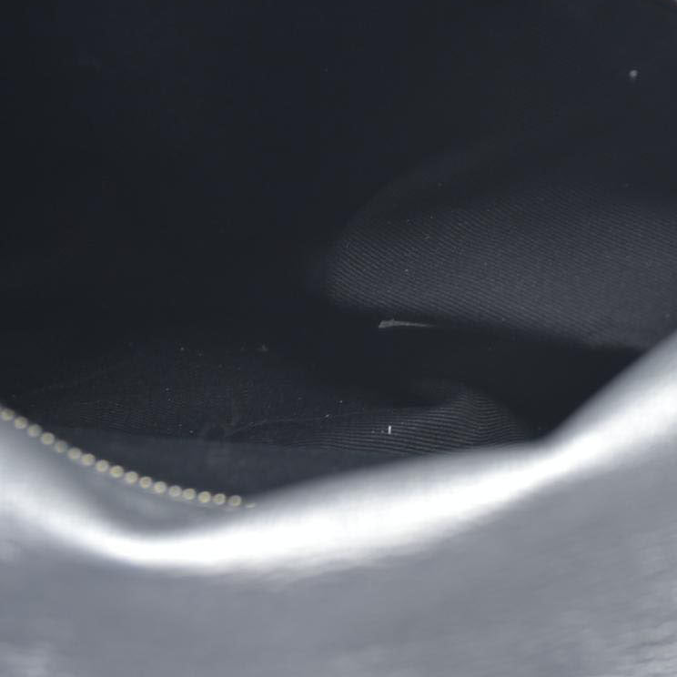 $2590 2019 Saint Laurent Leather Medium Metallic Niki Silver