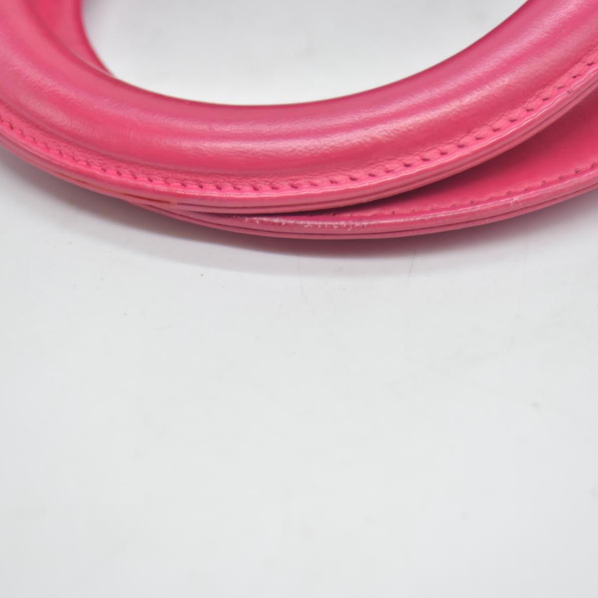 $6700 Christian Dior Lambskin Cannage Medium Lady Dior Fuchsia 10020295