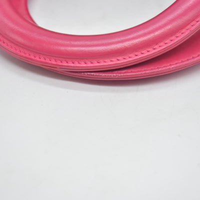 $6700 Christian Dior Lambskin Cannage Medium Lady Dior Fuchsia 10020295