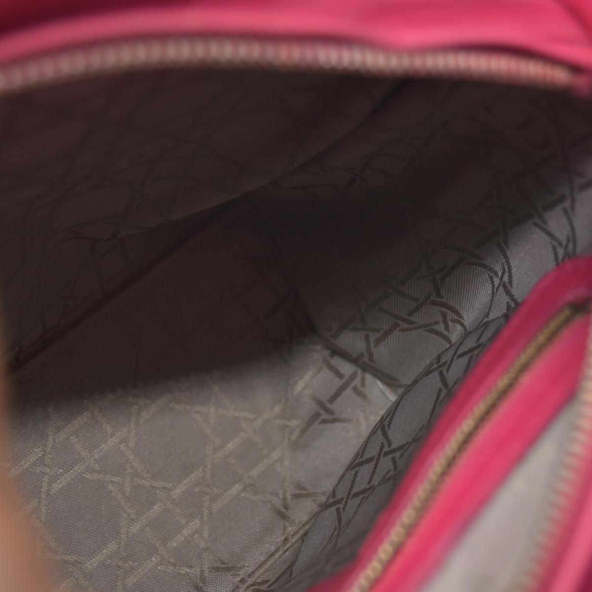 $6700 Christian Dior Lambskin Cannage Medium Lady Dior Fuchsia 10020295