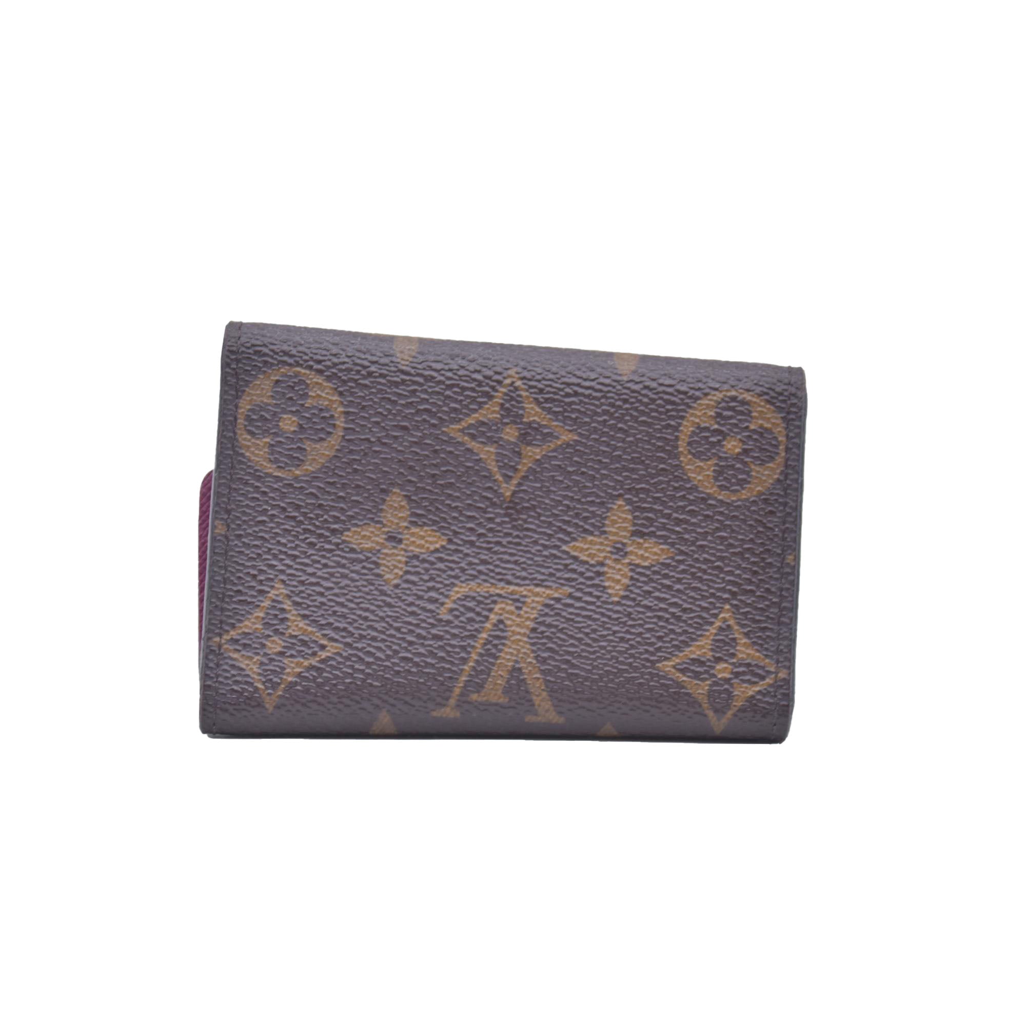 $345 2017 Louis Vuitton Monogram 6 Key Holder Fuchsia CT4167 CONSIGNMENT 10020998