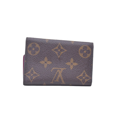 $345 2017 Louis Vuitton Monogram 6 Key Holder Fuchsia CT4167 CONSIGNMENT 10020998