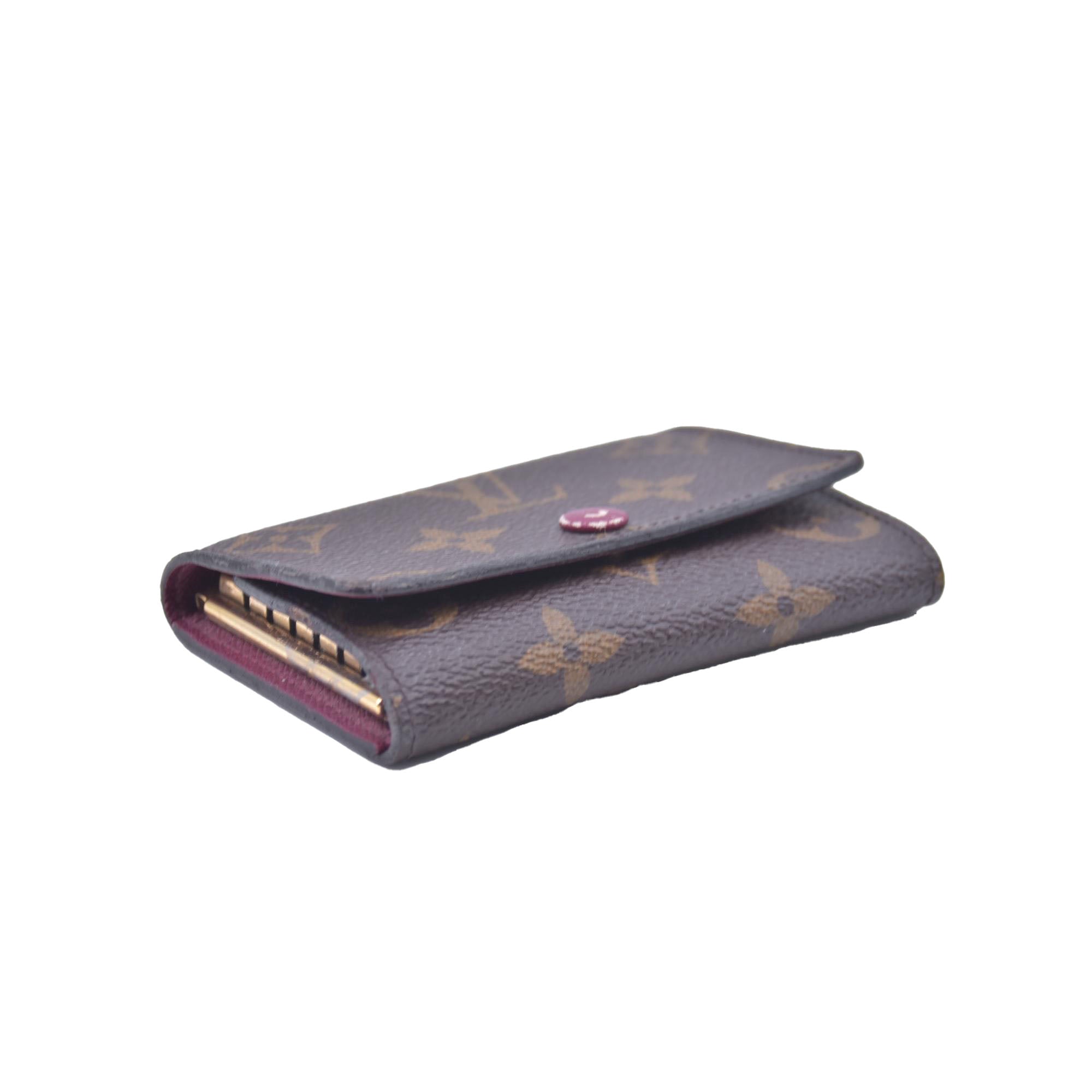 $345 2017 Louis Vuitton Monogram 6 Key Holder Fuchsia CT4167 CONSIGNMENT 10020998