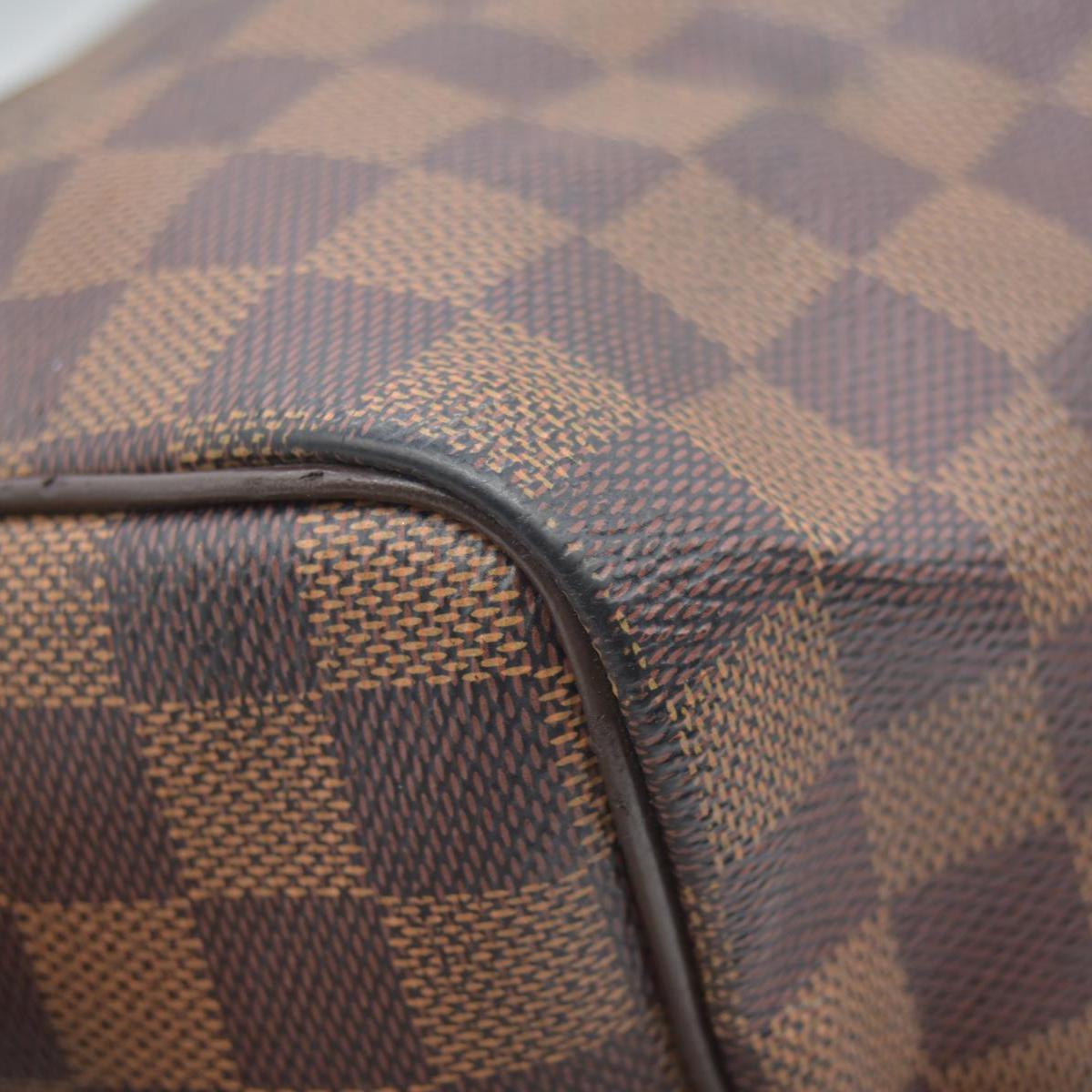 $1,890 LOUIS VUITTON Damier Ebene Speedy Bandouliere 25