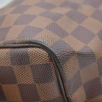 $1,890 LOUIS VUITTON Damier Ebene Speedy Bandouliere 25