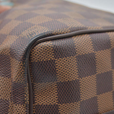 $1,890 LOUIS VUITTON Damier Ebene Speedy Bandouliere 25