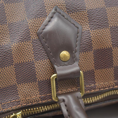 $1,890 LOUIS VUITTON Damier Ebene Speedy Bandouliere 25