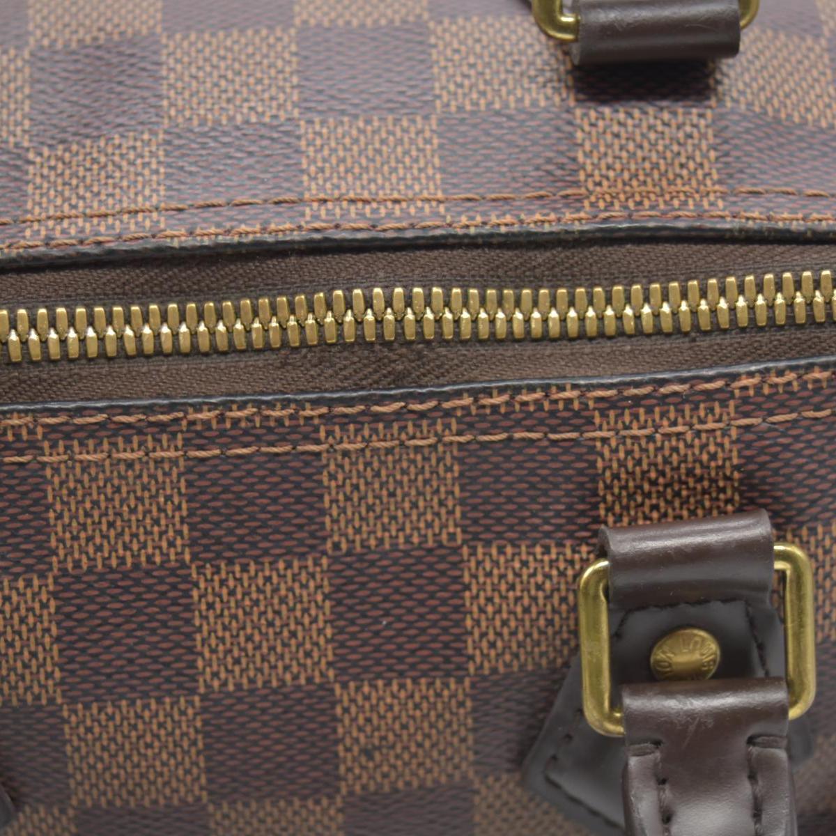 $1,890 LOUIS VUITTON Damier Ebene Speedy Bandouliere 25