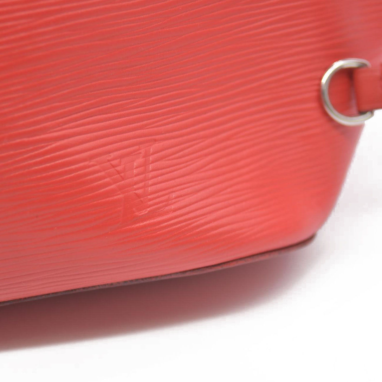 $2640 AUCTION Louis Vuitton  Epi Neverfull MM Coquelicot