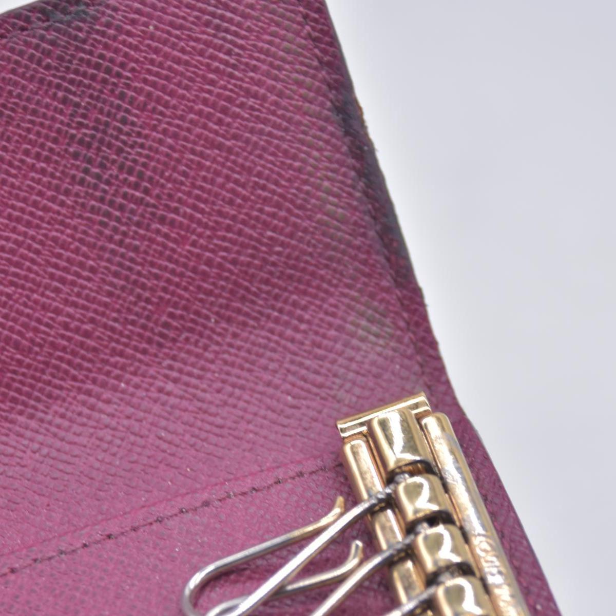 $345 2017 Louis Vuitton Monogram 6 Key Holder Fuchsia CT4167 CONSIGNMENT 10020998