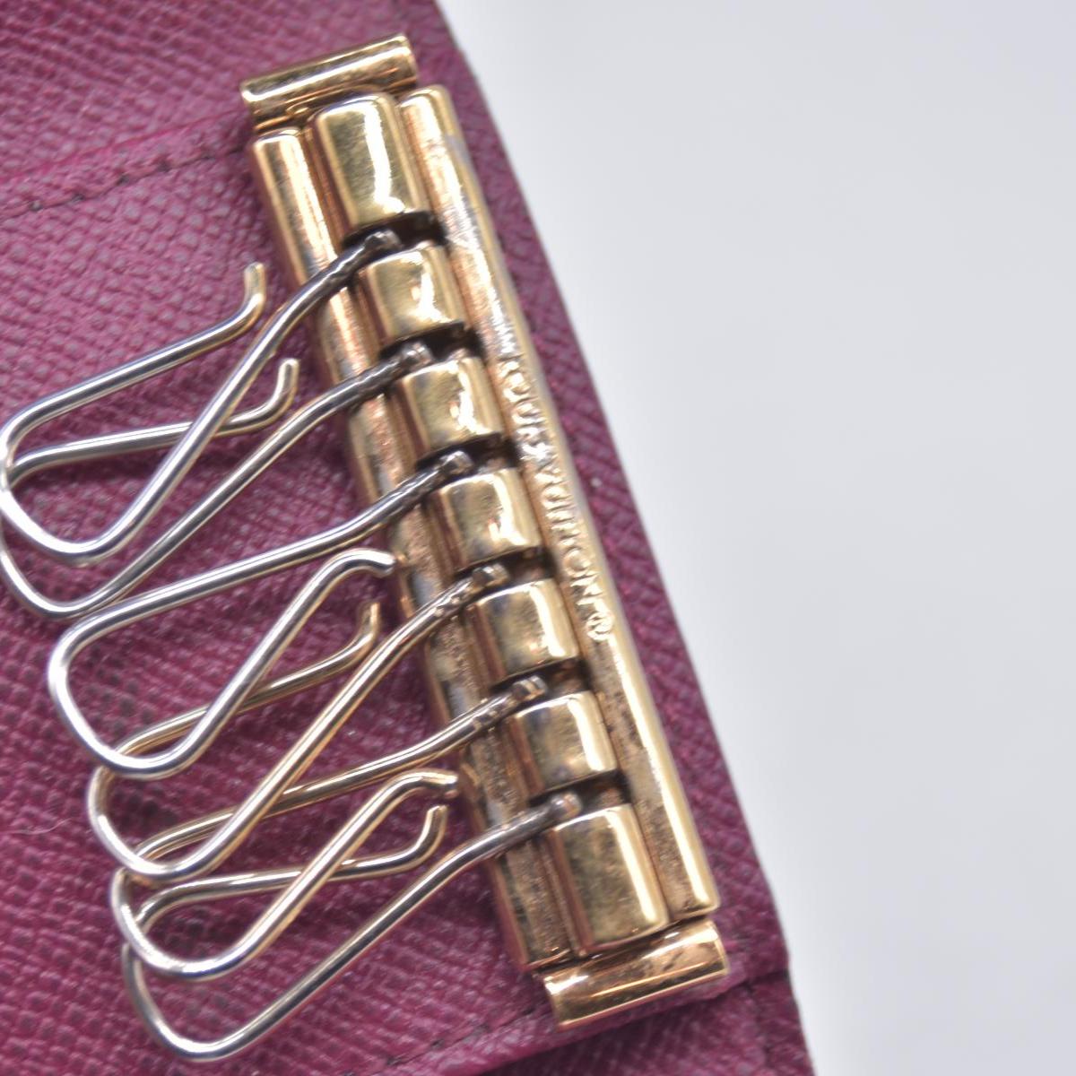 $345 2017 Louis Vuitton Monogram 6 Key Holder Fuchsia CT4167 CONSIGNMENT 10020998