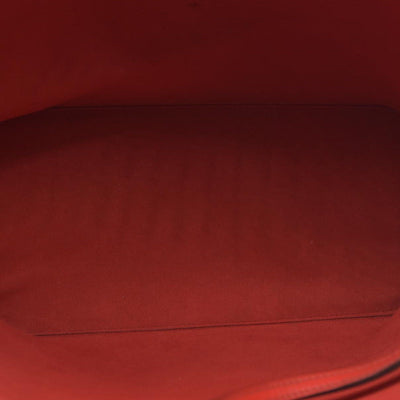 $2640 AUCTION Louis Vuitton  Epi Neverfull MM Coquelicot