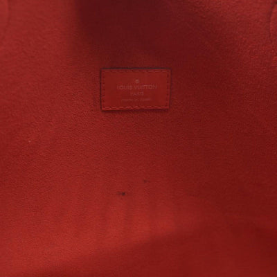 $2640 AUCTION Louis Vuitton  Epi Neverfull MM Coquelicot