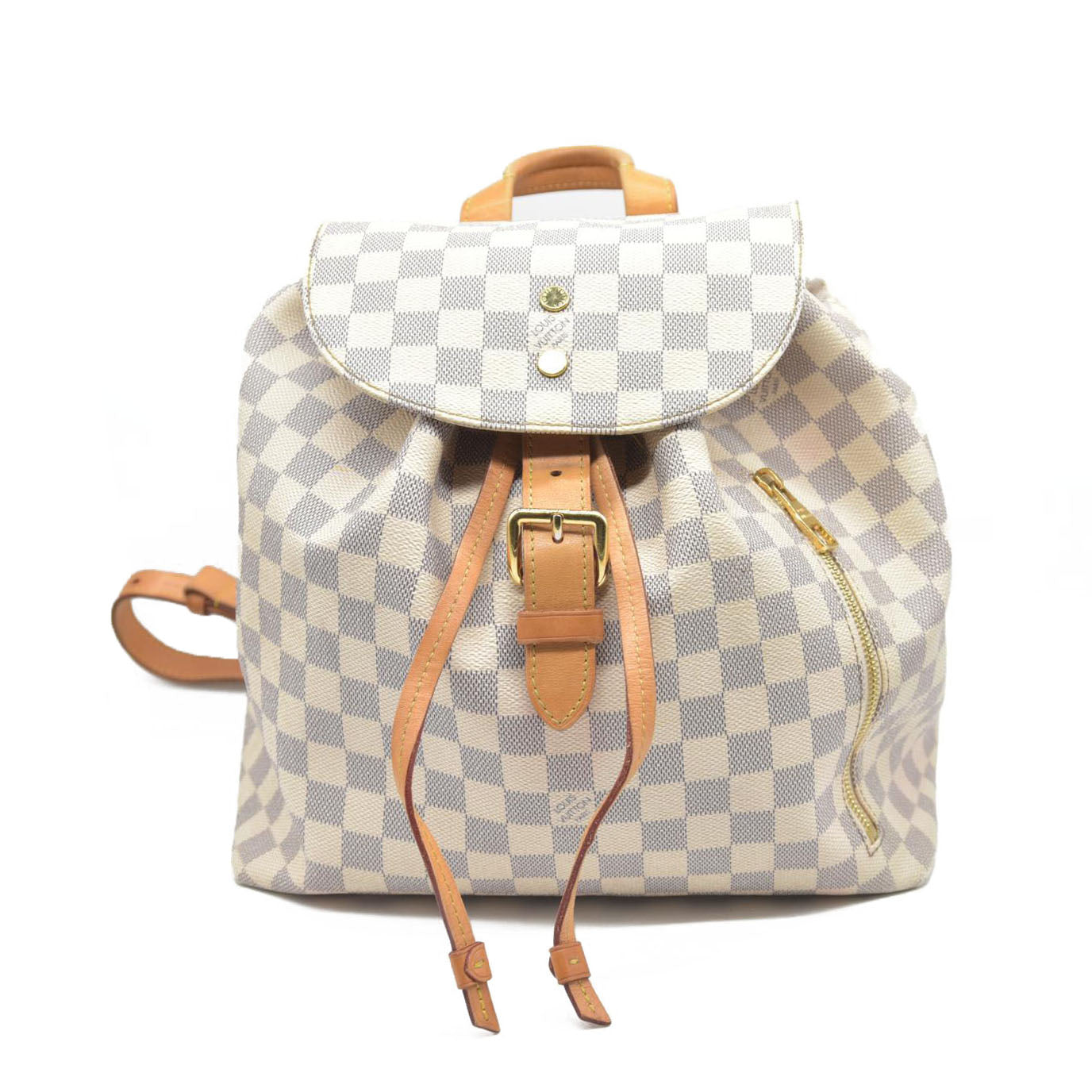 $2120 Louis Vuitton  Damier Azur Sperone Backpack 2016