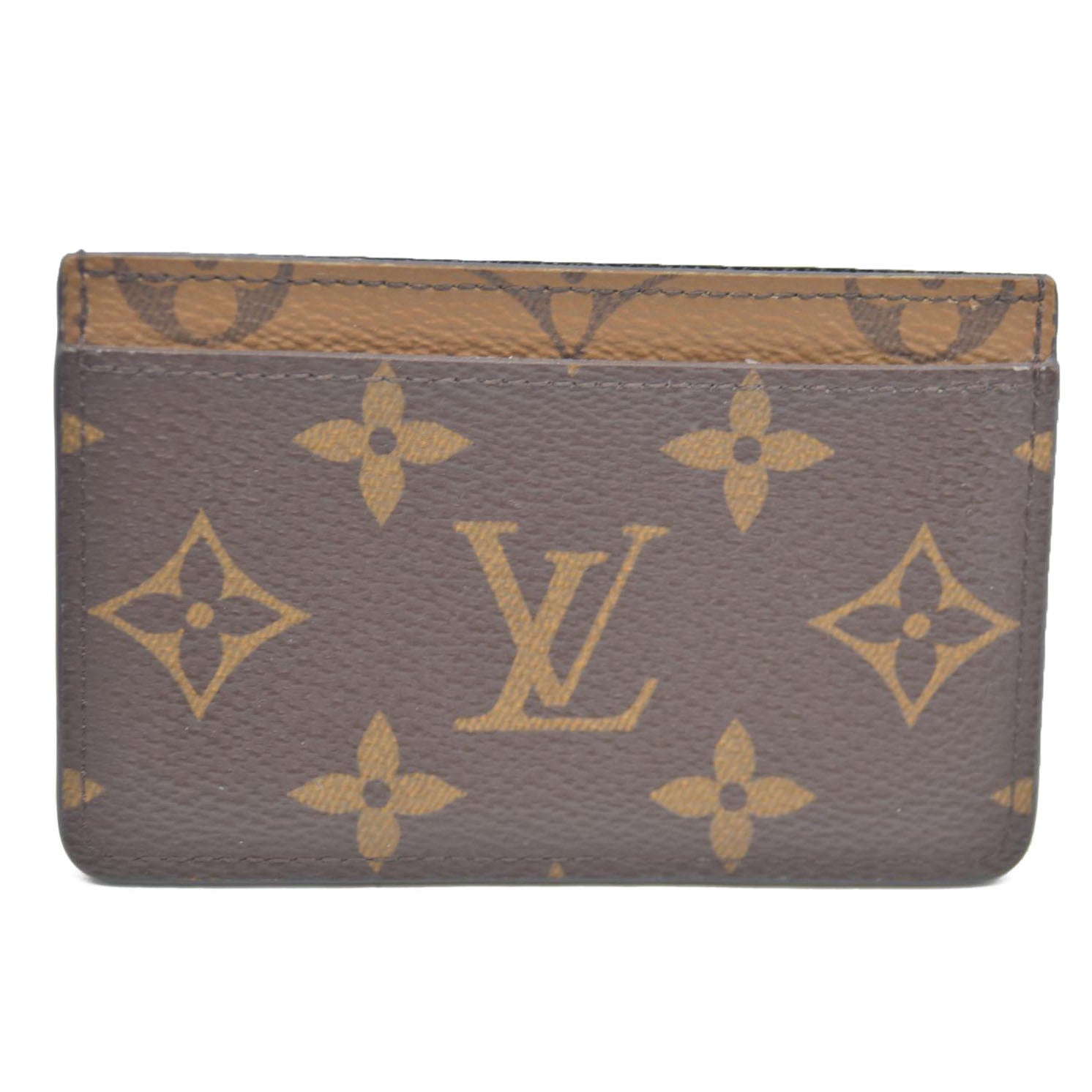 $285 Louis Vuitton Monogram Reverse Card Case
