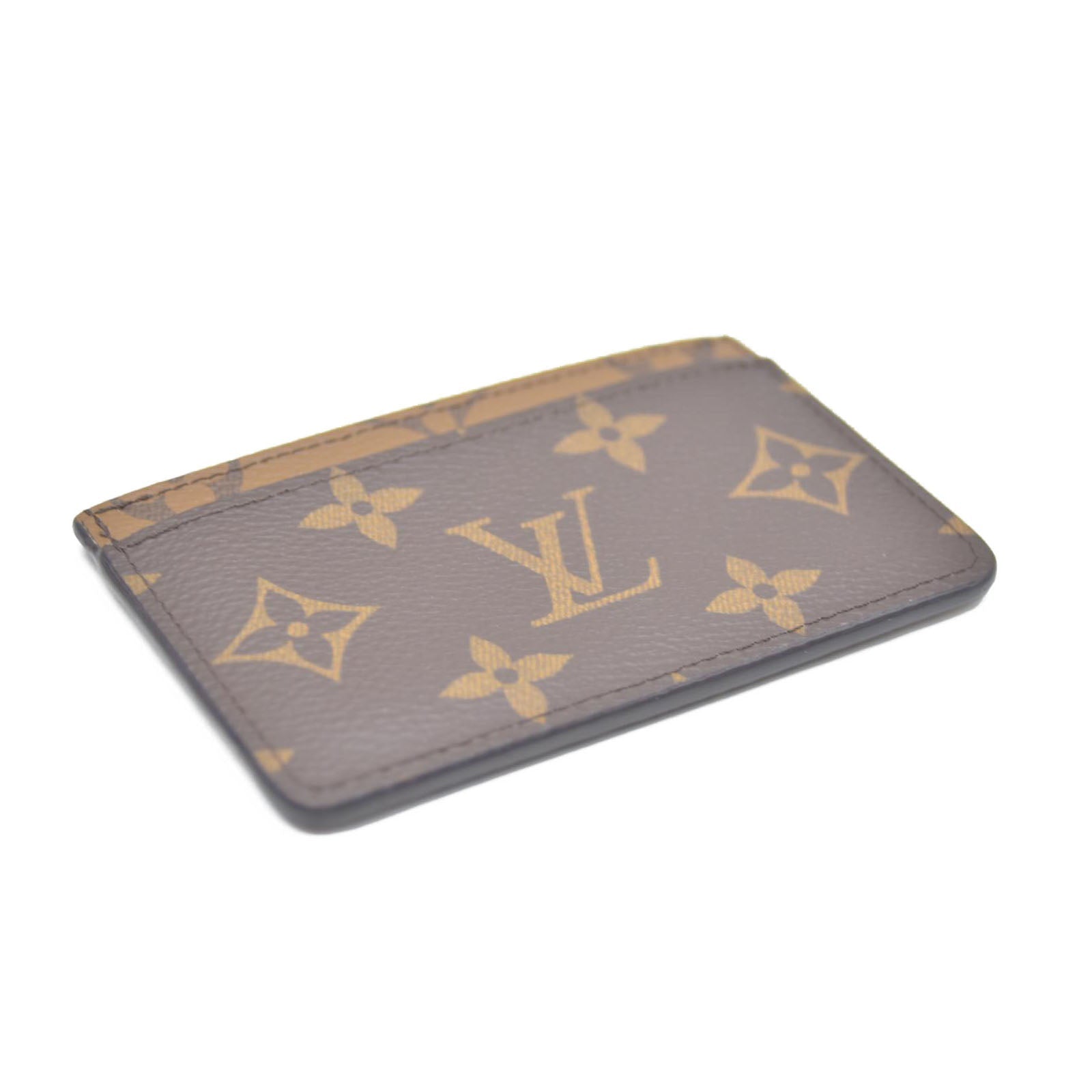 $285 Louis Vuitton Monogram Reverse Card Case