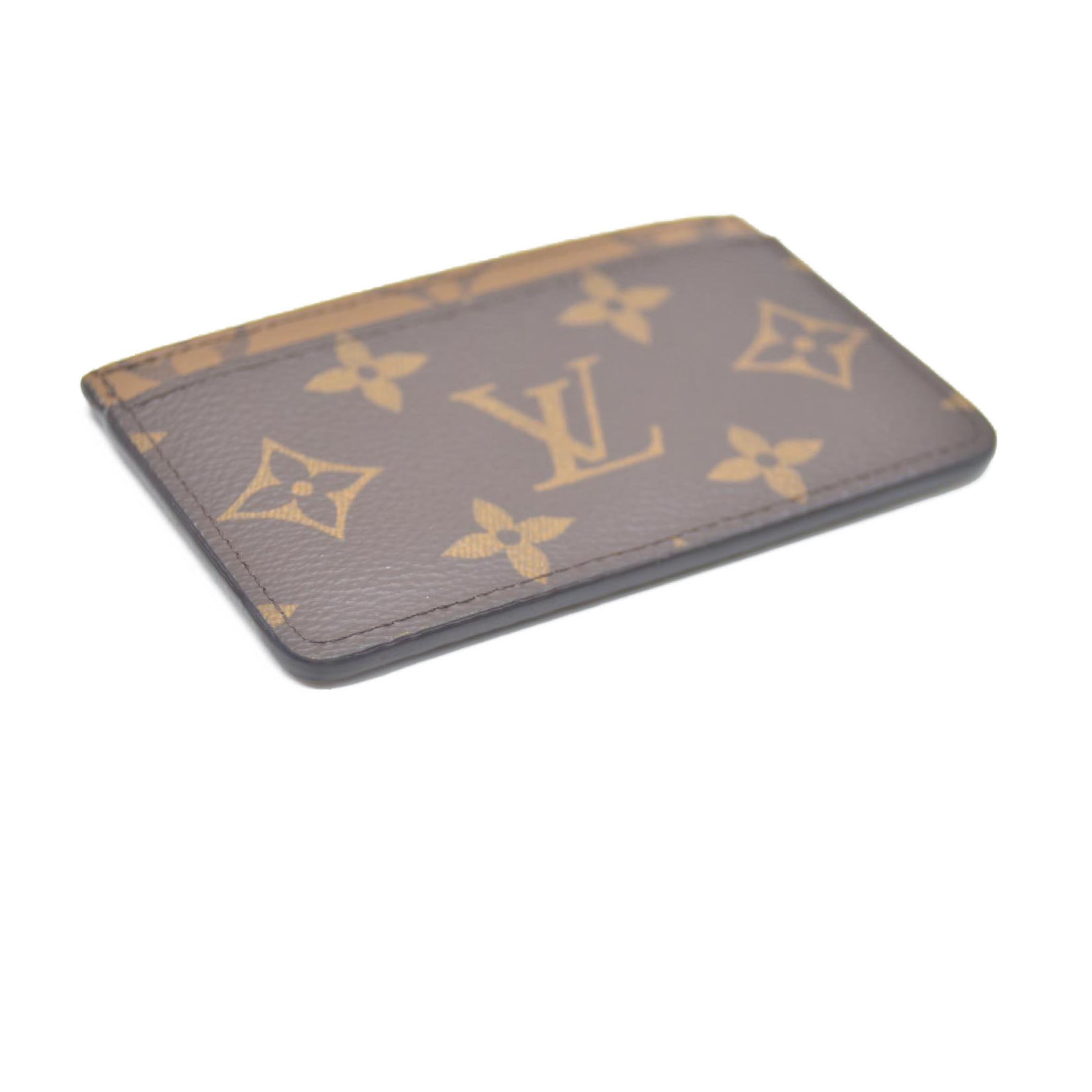 $285 Louis Vuitton Monogram Reverse Card Case
