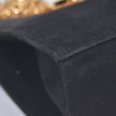 $1660 Salvatore Ferragamo Velvet Gancini Shoulder Bag CONSIGNMENT