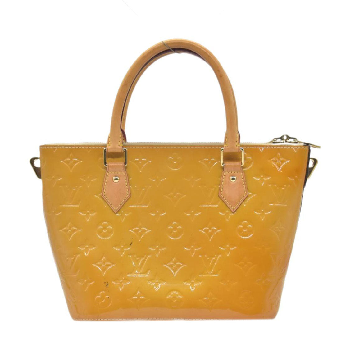 $1560 2014 LOUIS VUITTON Vernis Montebello PM Dune DR2194