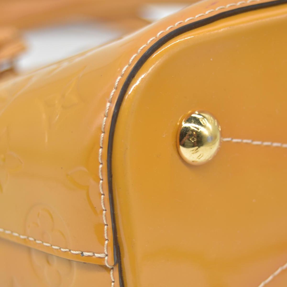 $1560 2014 LOUIS VUITTON Vernis Montebello PM Dune DR2194