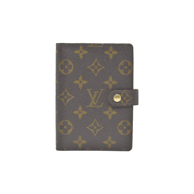 $505 1998 LOUIS VUITTONMonogram Small Ring Agenda Cover CONSIGNMENT CA1928