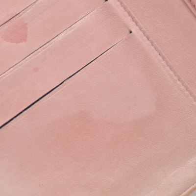 $625 Chanel Caviar Timeless CC French Wallet Pink