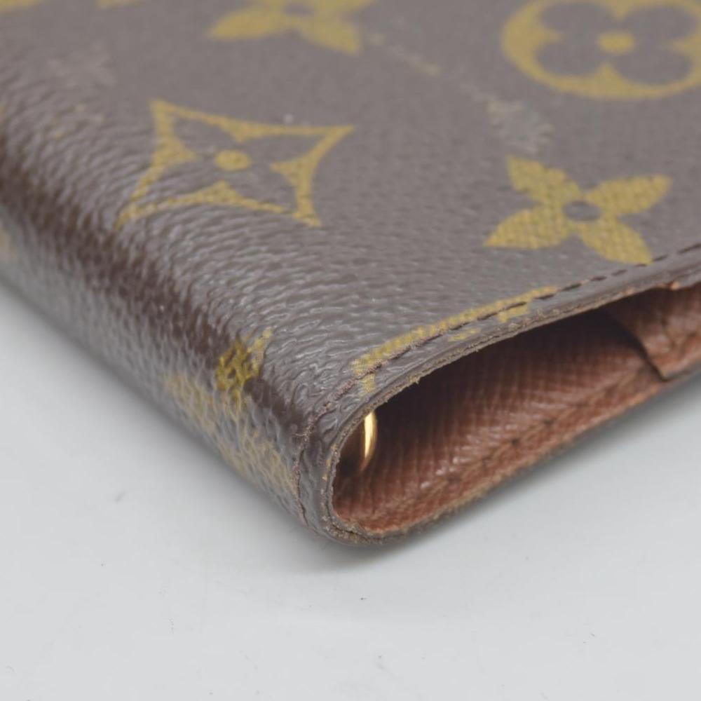 $505 1998 LOUIS VUITTONMonogram Small Ring Agenda Cover CONSIGNMENT CA1928