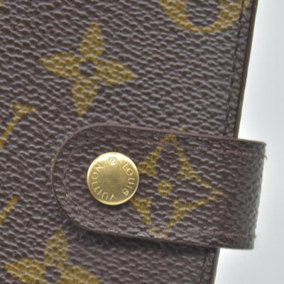 $505 1998 LOUIS VUITTONMonogram Small Ring Agenda Cover CONSIGNMENT CA1928