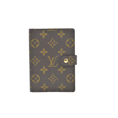 $505 LOUIS VUITTON Monogram  Agenda PM Day Planner Notebook Cover SP1020