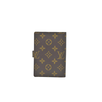 $505 LOUIS VUITTON Monogram  Agenda PM Day Planner Notebook Cover SP1020