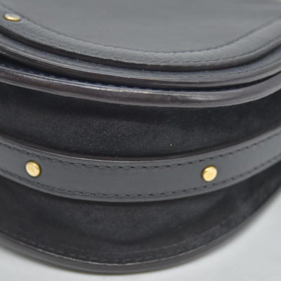 $1690 Chloe Calfskin Small Nile Bracelet Bag Black