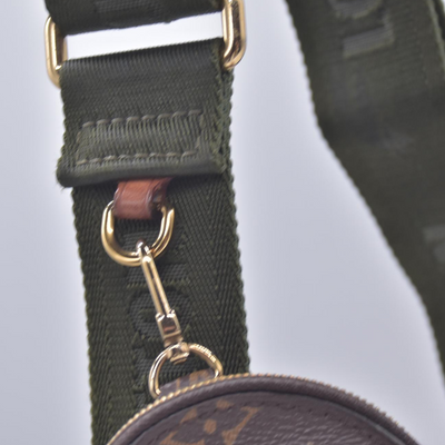 $2930 RFID Louis Vuitton Monogram Multi Pochette Accessories Kaki CONSIGNMENT