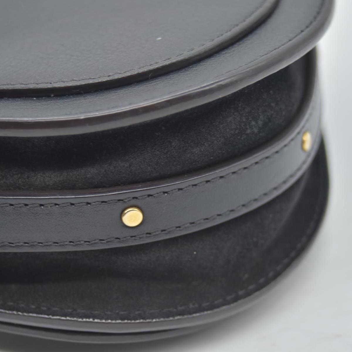 $1690 Chloe Calfskin Small Nile Bracelet Bag Black
