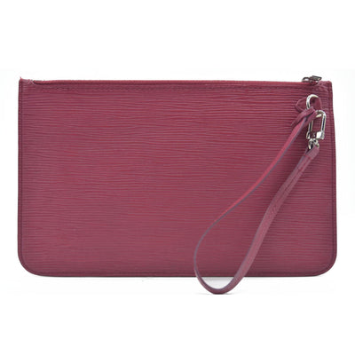 Louis Vuitton Epi Leather Neverfull MM Pochette Fuchsia SR2103
